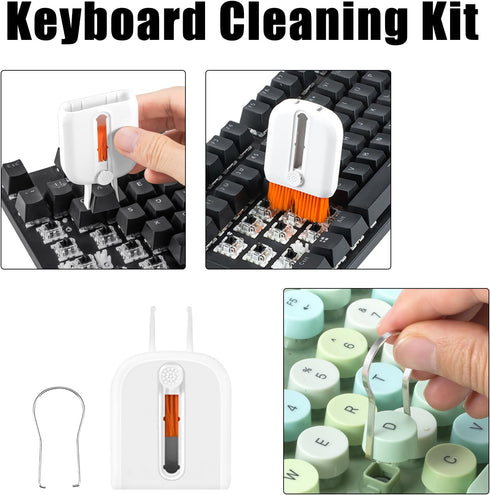 walrfid Electronic Laptop Keyboard Screen Cleaner for MacBook Pro iPhone Airpod iPad, Computer Tablet PC Car Flat Screen Cleaning Spray Brush Pen ...