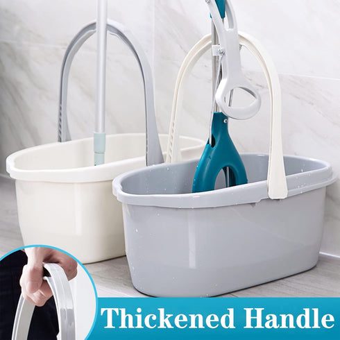 Haundry 4.5 Gallon Cleaning Bucket, Good Grips Household Mop Bucket for Cleaning Supplies, Cleaning Caddy Organizer Basket with Handle, 17.1L, Gre...