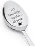 Let's Have Coffee Together Forever Spoon Gift - Love Gift - Valentines day gift - Gift for Girlfriend/Boyfriend Gift - Christmas gift - Proposal G...