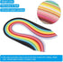 PATIKIL 260pcs Quilling Strips Paper 1/8"(3mm) 39cm Origami Paper Quilling Strip for Art DIY Hand Craft Christmas...