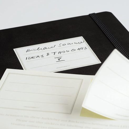 LEUCHTTURM1917 - Notebook Softcover Paperback B6+ - 123 Numbered Pages for Writing and Journaling (Plain, Black)...