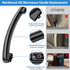 Upgraded WB15X24435 Microwave Door Handle Compatible with General Electric GE Microwave Handle Replacement, Black GE Microwave Door Handle JVM1540...