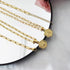 HUASAI Layer Initial Necklace for Women 18K Gold Plated Layering Paperclip Link Chain Necklace Cute Hexagon Letter Pendant Initial Choker Necklace...