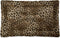 Vintage Leopard Print Dog Bed Cat Bed, Rectangle Comfortable Pet Bed, Ultra Soft Calming Dog Bed for Small Medium Large Dogs, 18" x 24"...
