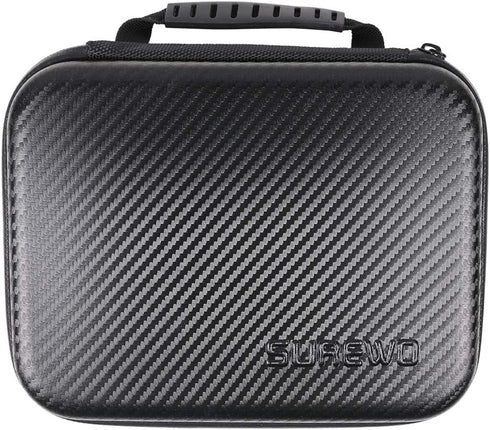SUREWO Surface-Waterproof Carrying Case Compatible with GoPro Hero 12/11/10/9/8/7/(2018)/6/5 Black,DJI Osmo Action,AKASO/Campark/YI Action Camera ...