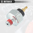 Motoforti Engine Oil Pressure Sensor, for Honda Accord 1984-2007, Plastic Metal, No.37240PT0014, Black Silver Tone...