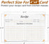 4x6 Recipe Card Protectors, 105 PACK Thick Recipe Card Covers Clear with 56 Divider Labels, Plastic Recipe Card Sleeves 1 Pockets Per Page Fit int...