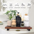 Wooden Bathroom Counter Tray Organizer Kitchen Soap Sink Tray Decor Farmhouse Wood Risers Modern Dish Soap Dispenser Holder Pedestal Stand Bathroo...