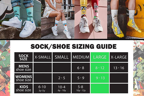 Crazy Socks, Mustard, Ketchup, Hot Sauces & More, Funny Colorful Novelty Socks...