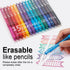 Vanstek 15 Colors Retractable Erasable Gel Pens Clicker, Fine Point(0.7), Make Mistakes Disappear, Premium Comfort Grip for Drawing Writing Planne...