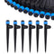 Drip Irrigation Emitters with Adjustable 360 Degree Water Flow Drippers Sprayer for 1/4 inch Tubing, Garden Drippers Sprayer Perfect for House Gar...