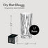 Orrefors City Shot Glasses with Heavy Base (Set of 2) - 1.7 Fl. Oz., Asymmetric Design - Crystal, Glassware for Spirits & Shots, Serving Tequila, ...