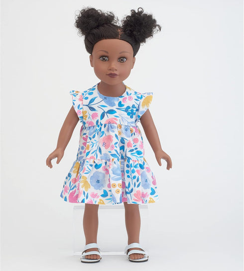 Simplicity Clothes Sewing Pattern Kit, Code S9500, Sizes 18" Dolls, Multicolor...
