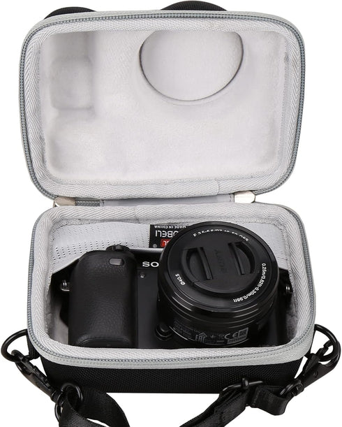EVA Hard Portable Carrying Case for Sony Alpha a6000/a6400/a6600/a6100/a5100 Mirrorless Digital Camera, Travel Protective Shockproof Bag (Case Onl...