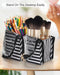 MONSTINA Makeup Brush Organzier Bag,High Capacity Portable Stand-Up Makeup Brush Holder,Professional Artist Makeup Brush Sets Case Waterproof Dust...