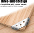 20pcs Corner Bracket, Stainless Steel Furniture Corner Connectors with 120 Iron Screws Furniture Triangle Support Frame Corner Fastener Brace Angl...