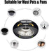 Vegetable Steamer Basket for Cooking Food Veggie Broccoli Meat Steamer Pot Cooker Expandable Steel Steamer (5.5"-9")...