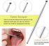 Tonsil Stone Removal Set Includes 1 Stainless Steel Tonsil Stone Removal Tool, 1 Tonsil Stone Remover with LED Light, 100 Long Swabs and 1 Curved ...