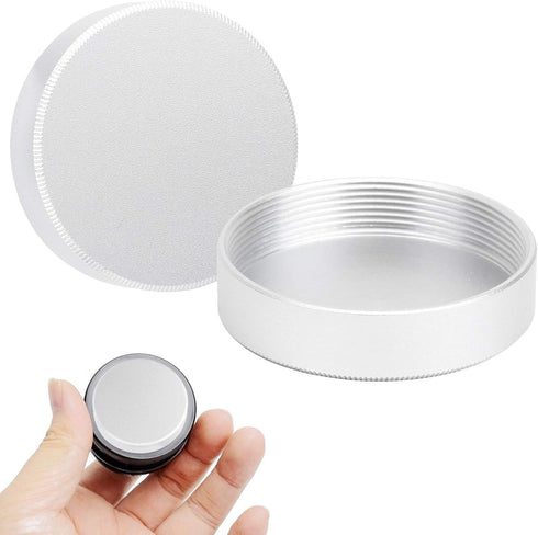 Lens Rear for M39 Mount Camera Portable Metal Protective Cover Camera Accessory Parts Aluminum Alloy Lightweight Strong and Reliable Silver 2Packs...