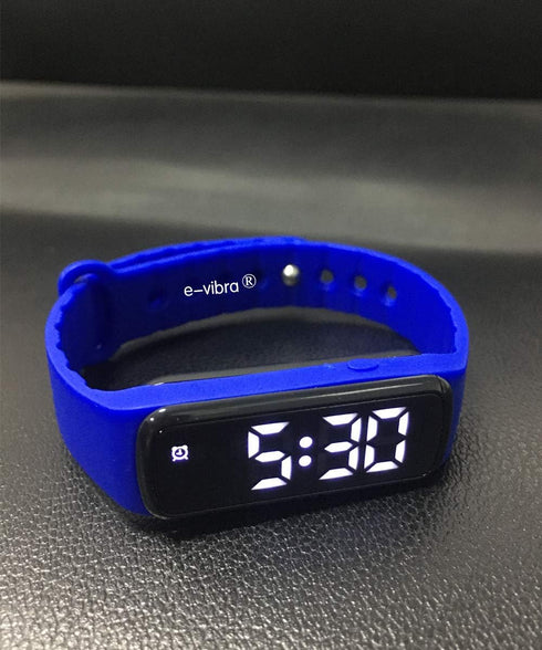 Premium Potty Training Watch Vibrating Alarm Reminder Watch Medical Reminder Watch - with Timer and 10 Daily Alarms (Royal Blue - Large)...