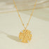 Fettero 14K Gold Plated Coin Pendant Necklace for Women | Ocea Sea Bohemian Necklace | Animal Flower Adjustable Chain Necklaces | CZ Dainty Gold N...