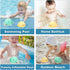 OENUX Baby Bath Toys,Spray Water Bath Toys for Toddlers,Light Up Bathtub Toys with LED Light,Auto Induction Sprinkler Swimming,Pool,Bathroom,Showe...