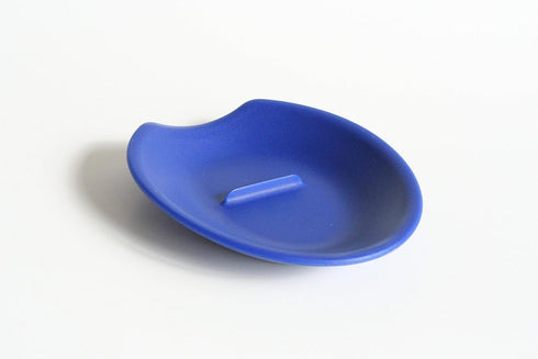 Crack'em Egg Cracker & Spoon Rest (Cobalt Blue) - Perfectly Cracks Eggs & Contains Messes - Easy to Use & Clean - Great for Kids - Prevents Broken...