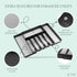 ELTOW Large Expandable Silverware Drawer Organizer, 8 Compartment Non-Slip & Adjustable Silverware Organizer for Drawer, Kitchen Organization for ...