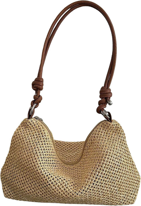 Verdusa Women's Straw Hobo Shoulder Bags Woven Tote Handbag Summer Crochet Purse...