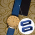SAVITA 6pcs Watch Strap Holder Loop, Silicone Watch Band Keeper Retainer Fastener Ring Parts for Smart Watch Band Wristband Replacement (Dark Blue...