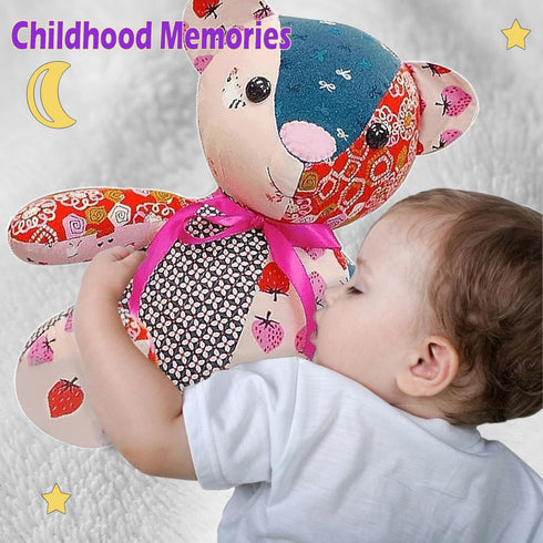 Acrylic Memory Bear Template Ruler Set with Detailed Instructions, Sewing Patterns for Beginners, Teddy Bear Quilting templates (Sitting Height 9i...