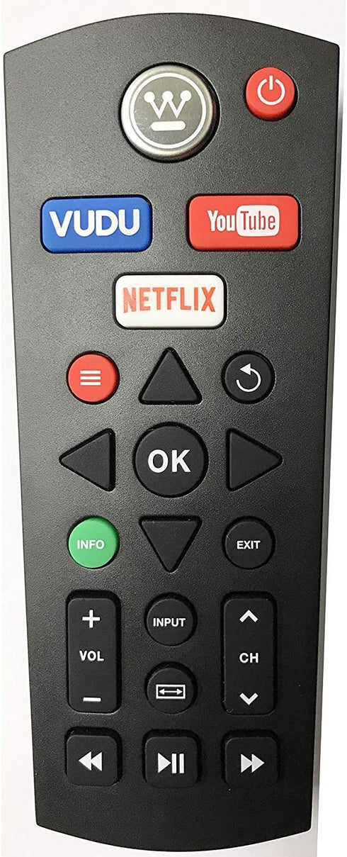 Remote Control Compatible with WESTINGHOUSE TV WD60MB2240RC, WD60MB2240, WD65MC2240, WD32FC2240 Westinghouse Digital TV...