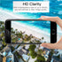 Case for Oukitel C17 Pro with Phone Stand + Tempered Glass Screen Protector, Flexible Soft Black TPU Red Heart Shell Silicone Gel Protective Case ...