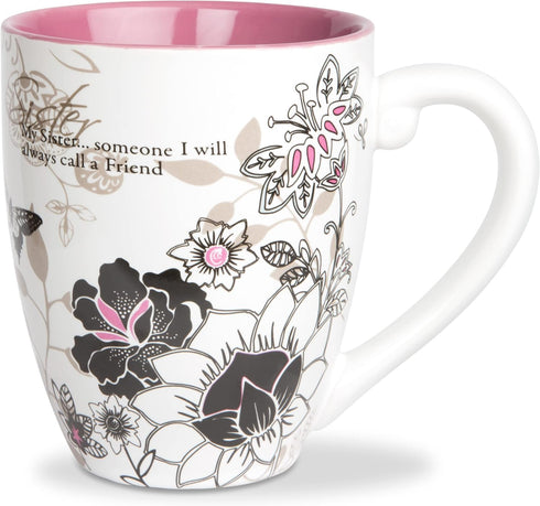 Mark My Words Sister Mug, 4-3/4-Inch, 20-Ounce Capacity...