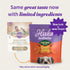 Halo Plant-Based Dog Treats with Sweet Potato & Carrots, Vegan Dog Treat Pouch, 8oz bag...