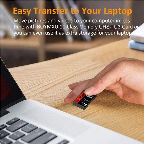 32GB Memory Card, BOYMXU Professional 1000 x Class 10 Card U3 Memory Card Compatible Computer Cameras and Camcorders, Camera Memory Card Up to 95M...