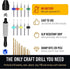 Hand Drill Bits Set - Pin Vise Hand Drill Manual, Small Micro Drill Bit Set | Jewelry Drill Kit, PCB Mini Drill Bits for Resin Beads Polymer Clay ...