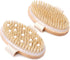 2 Pack Dry Brushing Body Brush, Natural Bristle Dry Brush, Exfoliating Body Brush for Lymphatic Drainage, Cellulite Brush for Full Body, Improving...