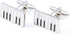 Piano Keys Pair Cufflinks in a Presentation Gift Box & Polishing Cloth...