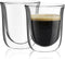 JoyJolt Javaah Double Walled Espresso Glasses Espresso Cups Set of 2 | 2-Ounces...