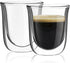 JoyJolt Javaah Double Walled Espresso Glasses Espresso Cups Set of 2 | 2-Ounces...