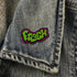 Fresh Graffiti Logo Brooch Green Letter Badge for Clothes Bags Backpacks Party Decoration Christmas Gift Personality Fashion Decorative Jewelry Ac...