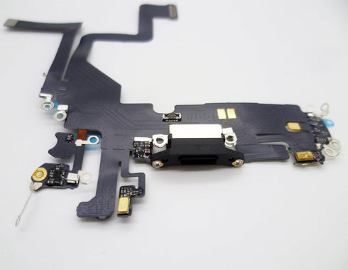 Charging Port Board Dock Connector Flex Cable Replacement Compatible with iPhone 14 Pro 6.1inch (Black)......