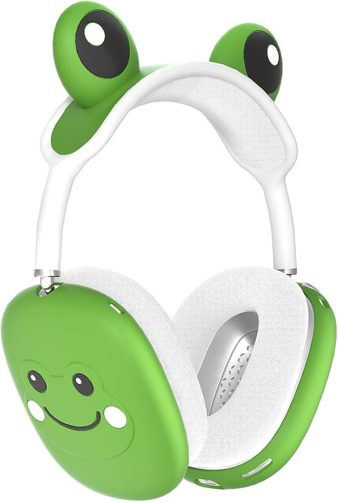 Cute Protective Case Cover for Airpods Max Headphones Silicone Cover Case, Anti-Scratch Earphone Case/Top Beam Protective Case for AirPods Max (Gr...