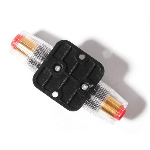 2 Pcs Car Audio Inline 20A Amps Circuit Breaker, 12-24V DC Overload Protection Fuse with Manual Reset, for Car Audio Marine Boat Stereo Switch Inv...