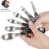Magnetic Measuring Spoons Set Stainless Steel Dual Sided Stackable Teaspoon Tablespoon for Measuring Dry and Liquid Ingredients...