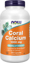 NOW Supplements, Coral Calcium 1,000 mg, Bone Health*, Healthy pH Balance*, 250 Veg Capsules...