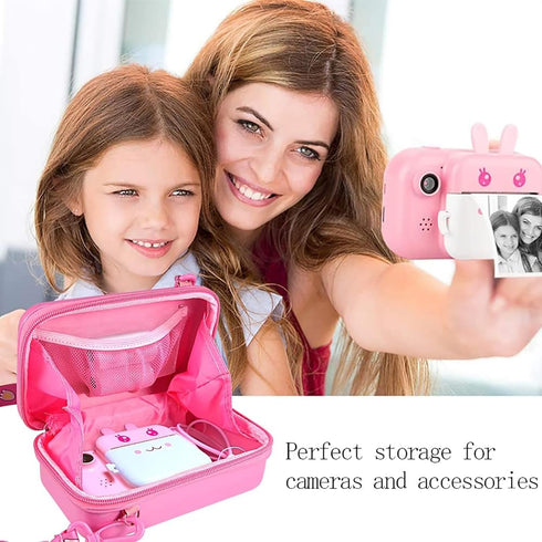 Leayjeen Kids Camera Case Compatible with Dragon Touch/MINIBEAR/VTech KidiZoom PrintCam and More Instant Print Camera for Kids?Kids Digital Camera...