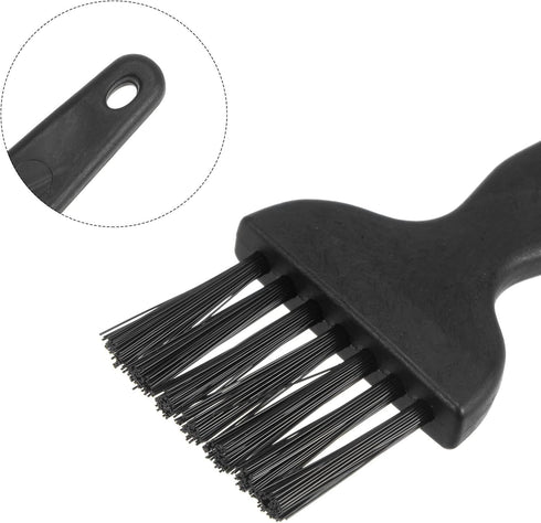 uxcell 4 Pcs Anti Static ESD Brush Plastic Handle Nylon Lab Cleaning Brushes for Electronics Keyboard PCB BGA Repair Soldering, 25x31mm Bristles...