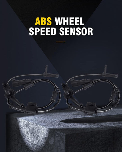 OCPTY ABS Sensor,Front&Left&Right Wheel Speed Sensor ALS2248 Fit for 2011-2014 for Chrysler 300 2011 2013-2014 for Dodge Charger Pack of 2...